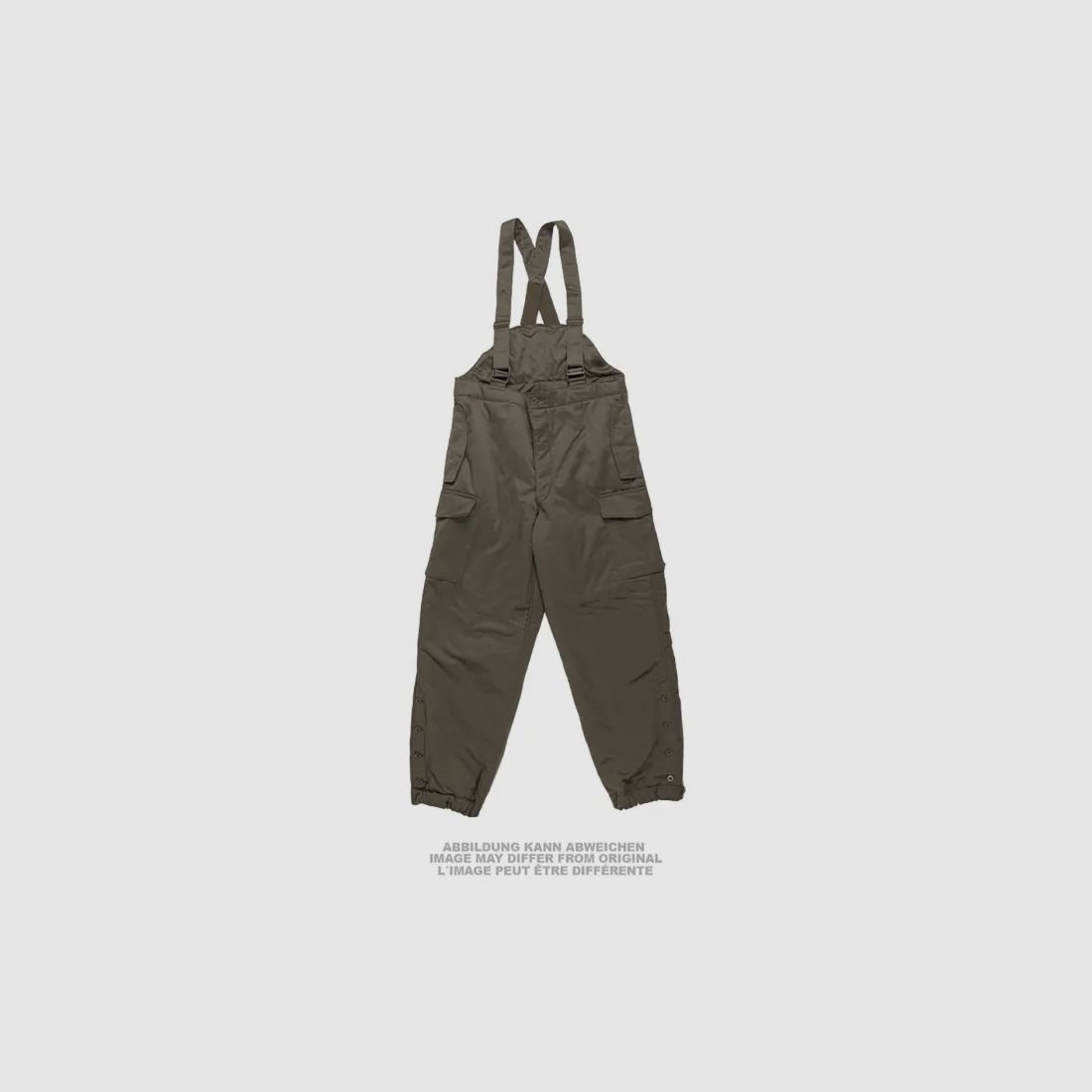 Österr. BH Thermohose, oliv, mit Träger, neuwertig Größe:104-108/III-IV