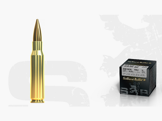 308 Win S&B FMJ 9,55 g Training