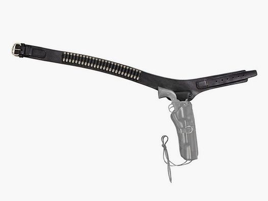 Ceinture Wyoming Med .38/.357 Noire RH