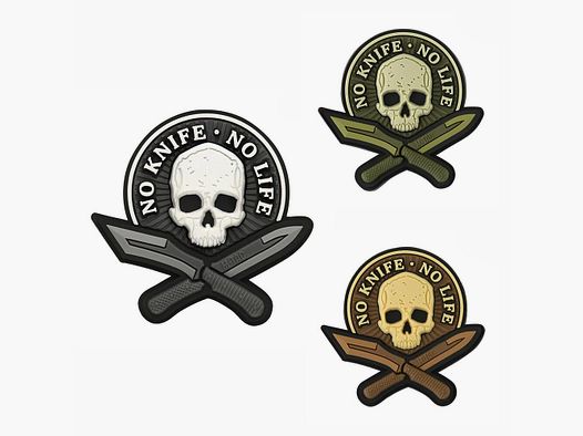 M-Tac 3D PVC Patch No Knife No Life
