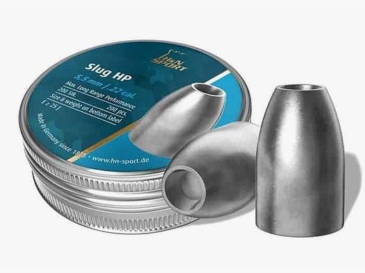 Diabolo per carabina ad aria compressa Slugs H&N 5,5 mm HP 23 gr (.218)