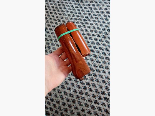 #3 conjunto completo AK Palmswell protector de manos de madera muy probablemente Rumanía