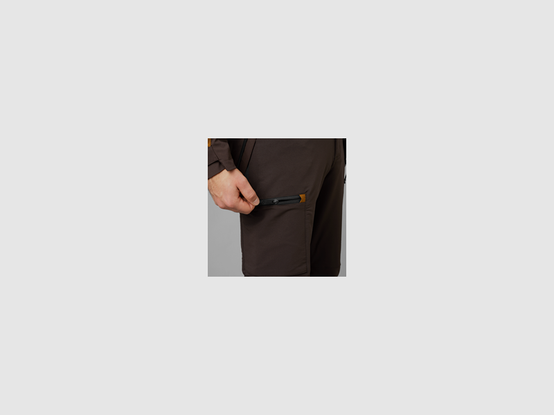 Seeland Dog Active men's trousers, dark brown, image 3 of 7