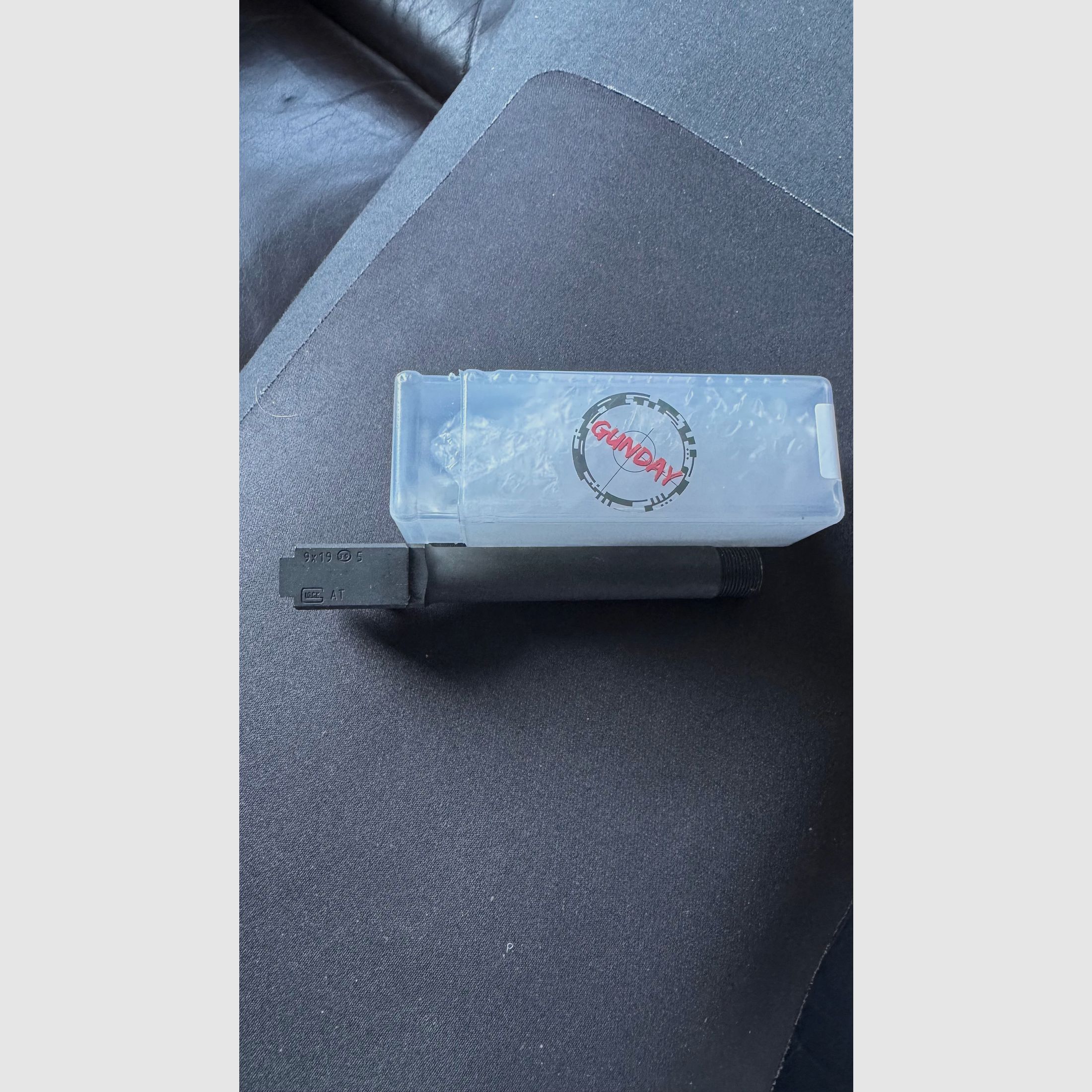 GUNDAY Steel Threaded Barrel für VFC/SRC Glock 17 Gen 5 14mm CCW Stahl Gewindelauf Linksgewinde
