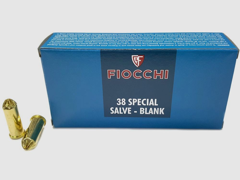 FIOCCHI SALVE Platzpatronen – 38 S&W Special, Bild 1 von 6