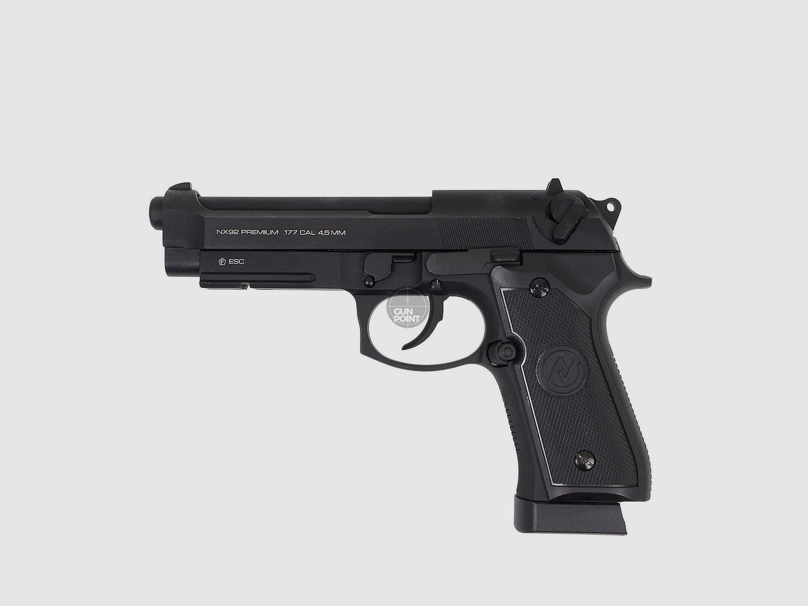 Luftpistole - NX92 Premium Commando - BlowBack - Co2-System- Kal. 4,5 mm BB
