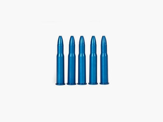 5 cartuchos de fogueo 30-30Win azules