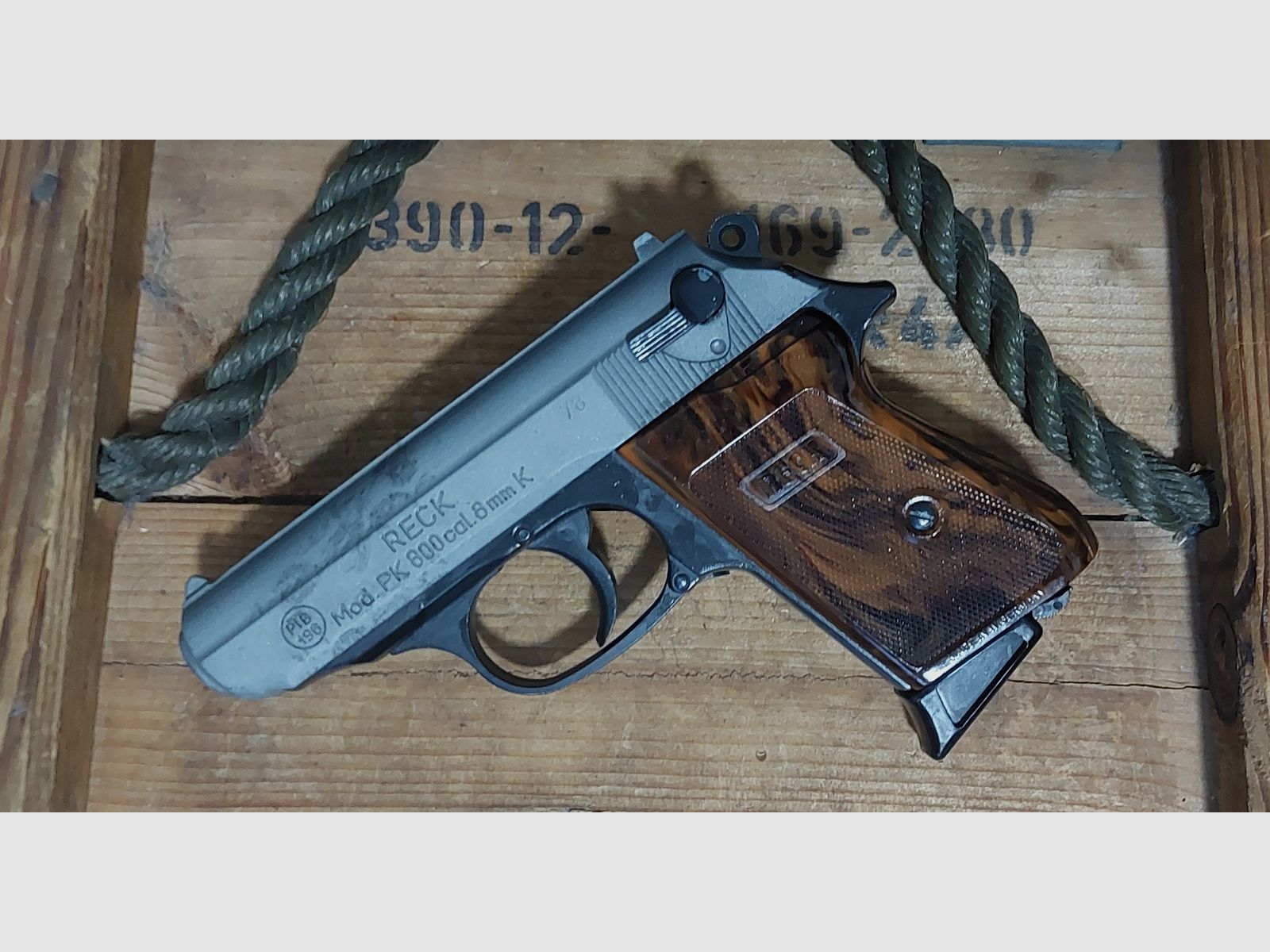 RECK PK 800 mit Sandgestrahltem Schlitten (PTB 196) PK800 RG8 RG9 keine P99 p88 Zoraki HW94 glock Walther 
