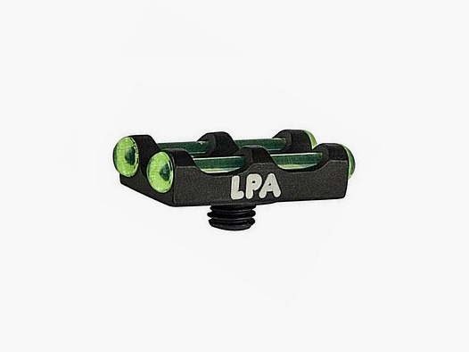Visor de fibra verde escopeta con riel