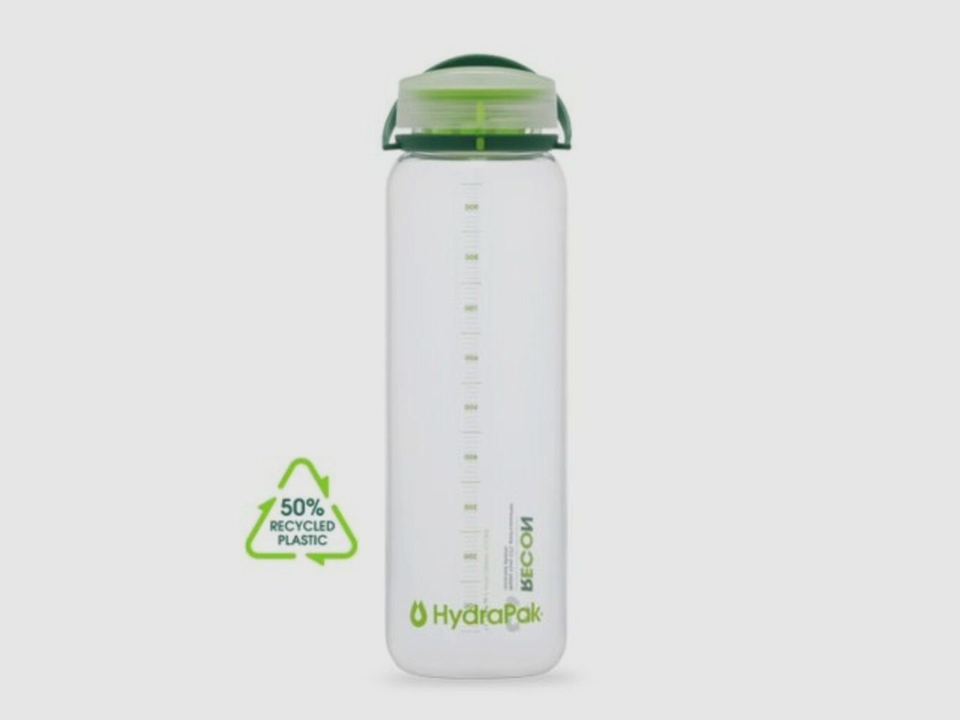 Botella reutilizable Hydrapak Recon 1 litro Verde, imagen 3 de 4
