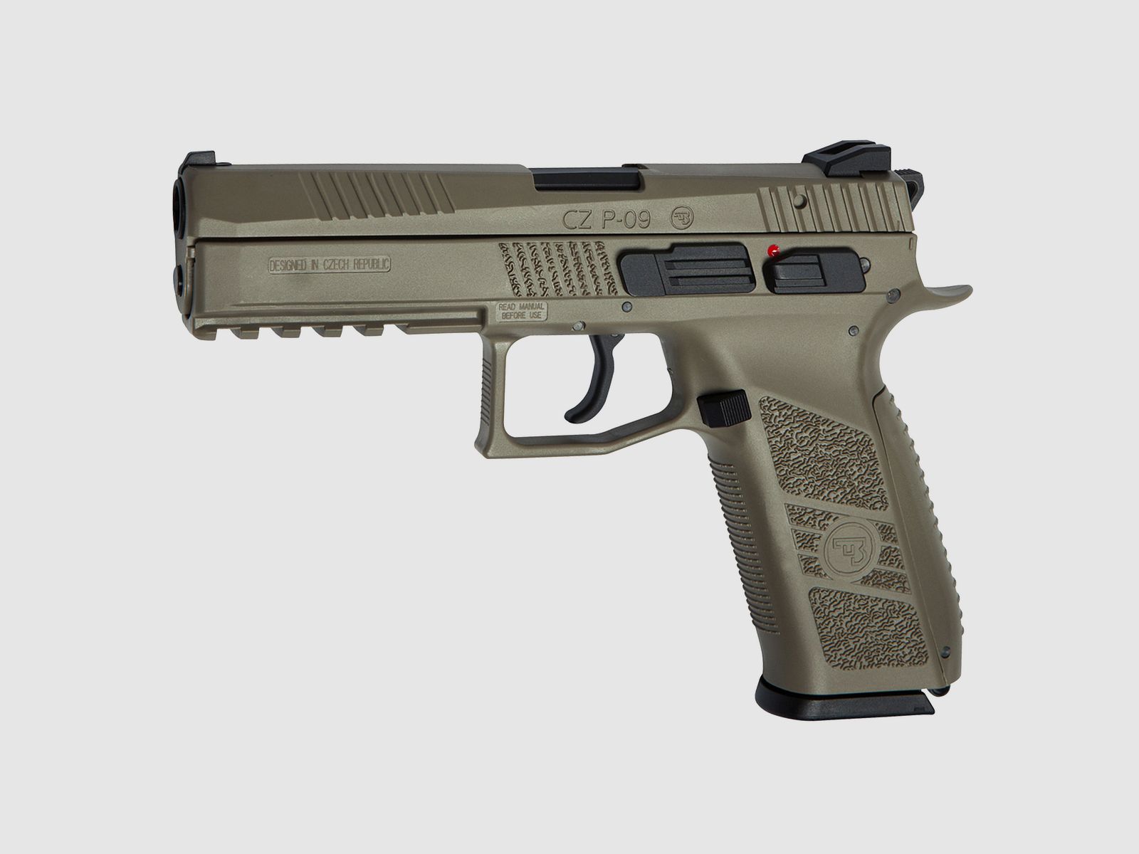 CZ 75 P-09 Kunststoff Tan 6mm - Airsoft Gas BlowBack