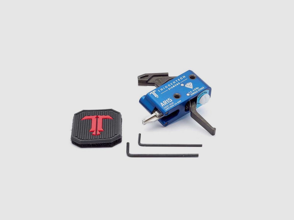 TriggerTech AR15 1-Stage Diamond Płaski Czarny, zdjęcie 2 z 3
