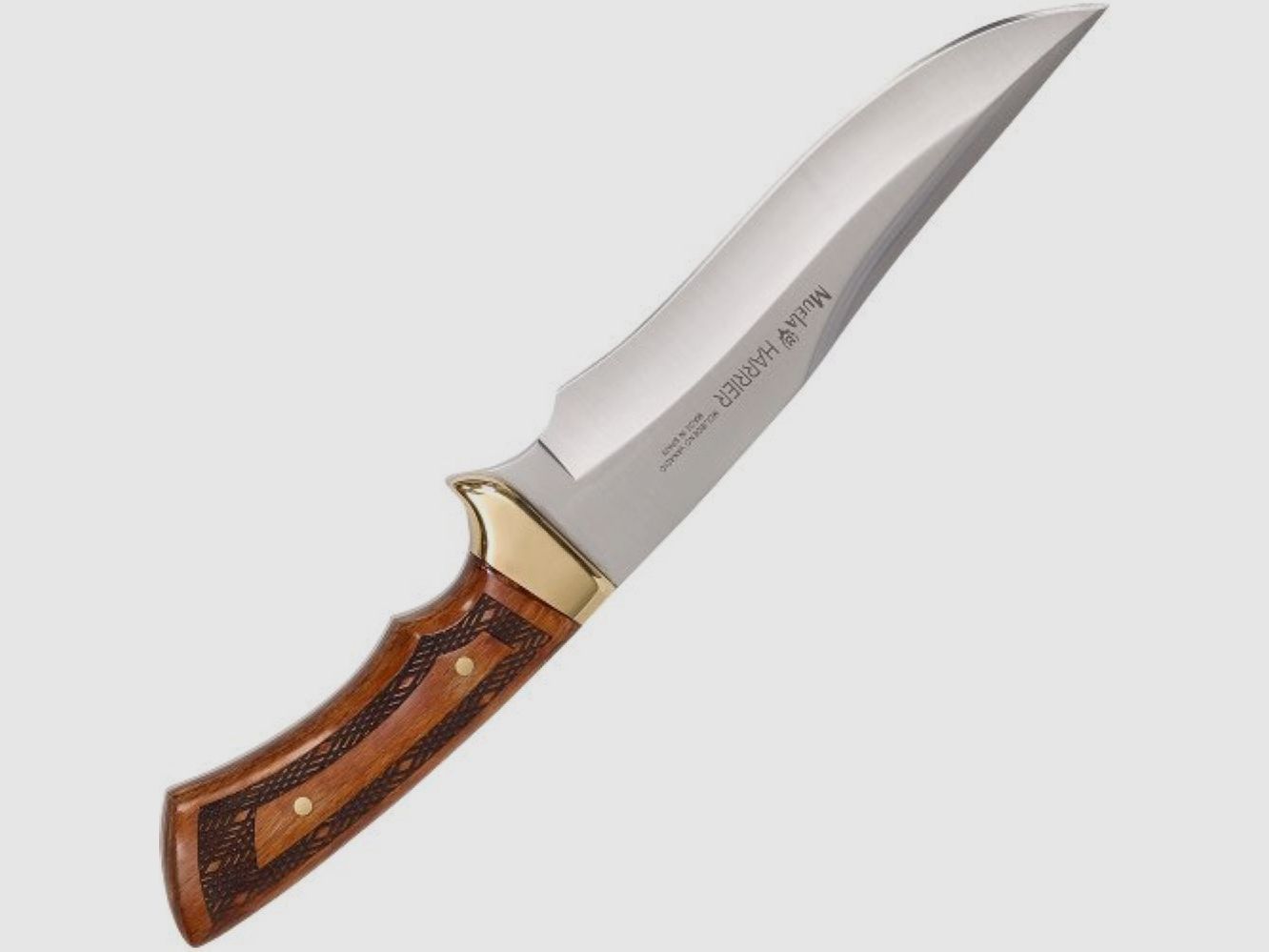Cuchillo de campo Muela Harrier con funda de cuero