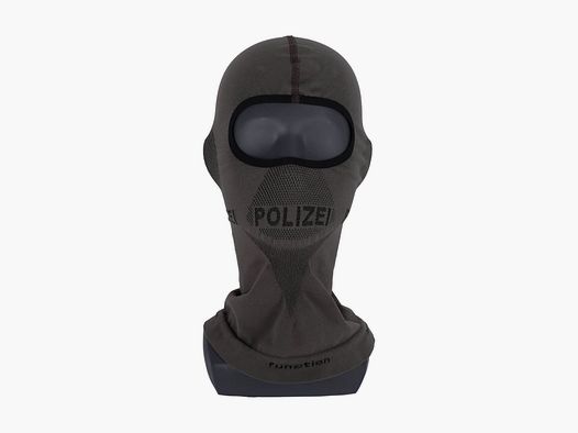 Etzel Oddychowa kominiarka "POLIZEI", kamiennoszary
