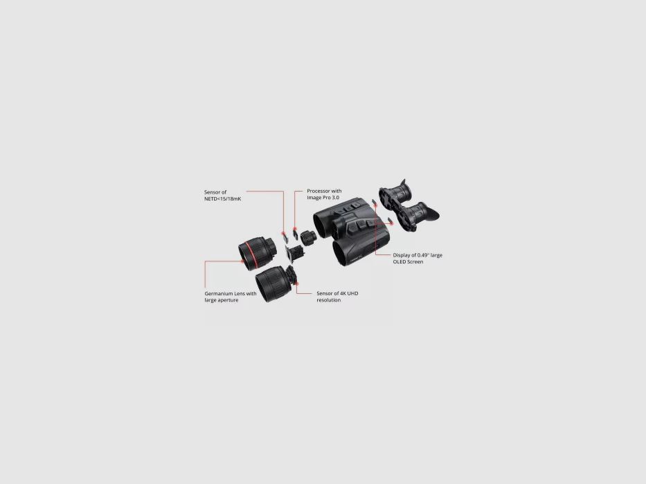 Multispectrale Verrekijker HABROK PRO HX60LS HIKMICRO, afbeelding 8 van 12
