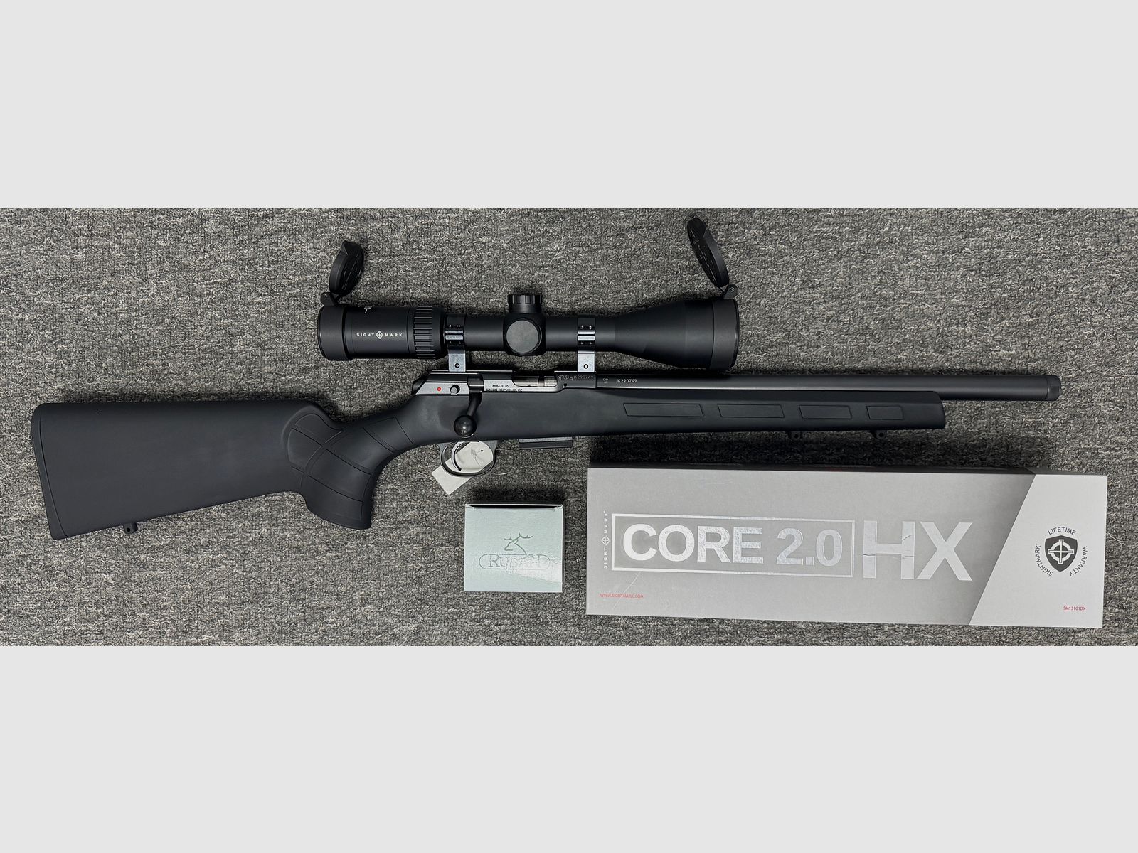 <CZ 457 Synthetic .17 HMR Neuwaffe +  3-9x50 LP>
