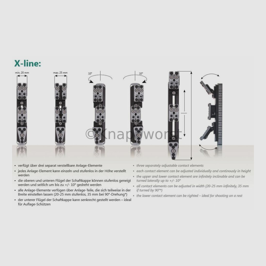 Feinwerkbau Feinwerkbau 800 Alu Silber/Rot