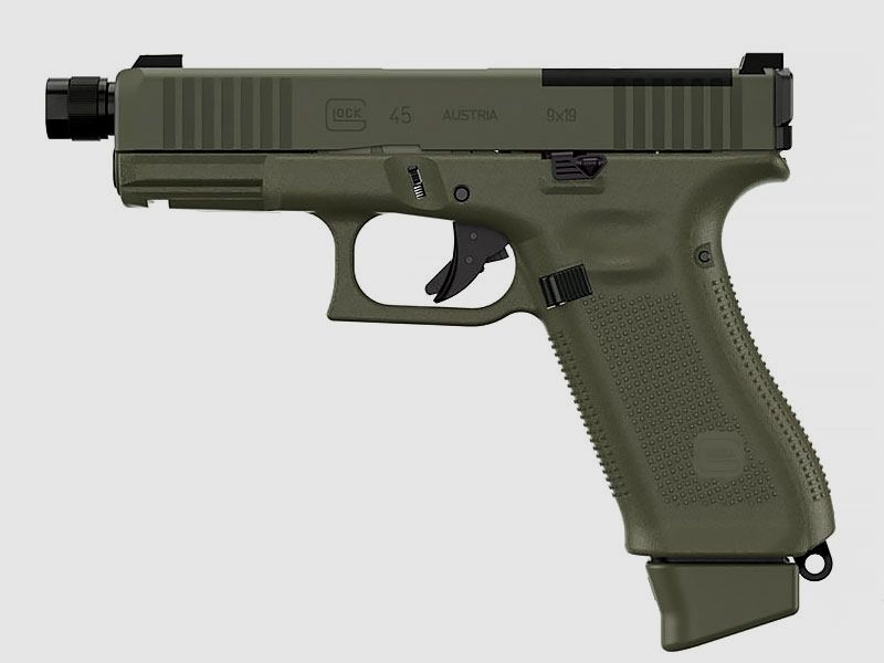 GLOCK 45 Gen5 FS M.O.S. HUNTER EDITION avec canon fileté