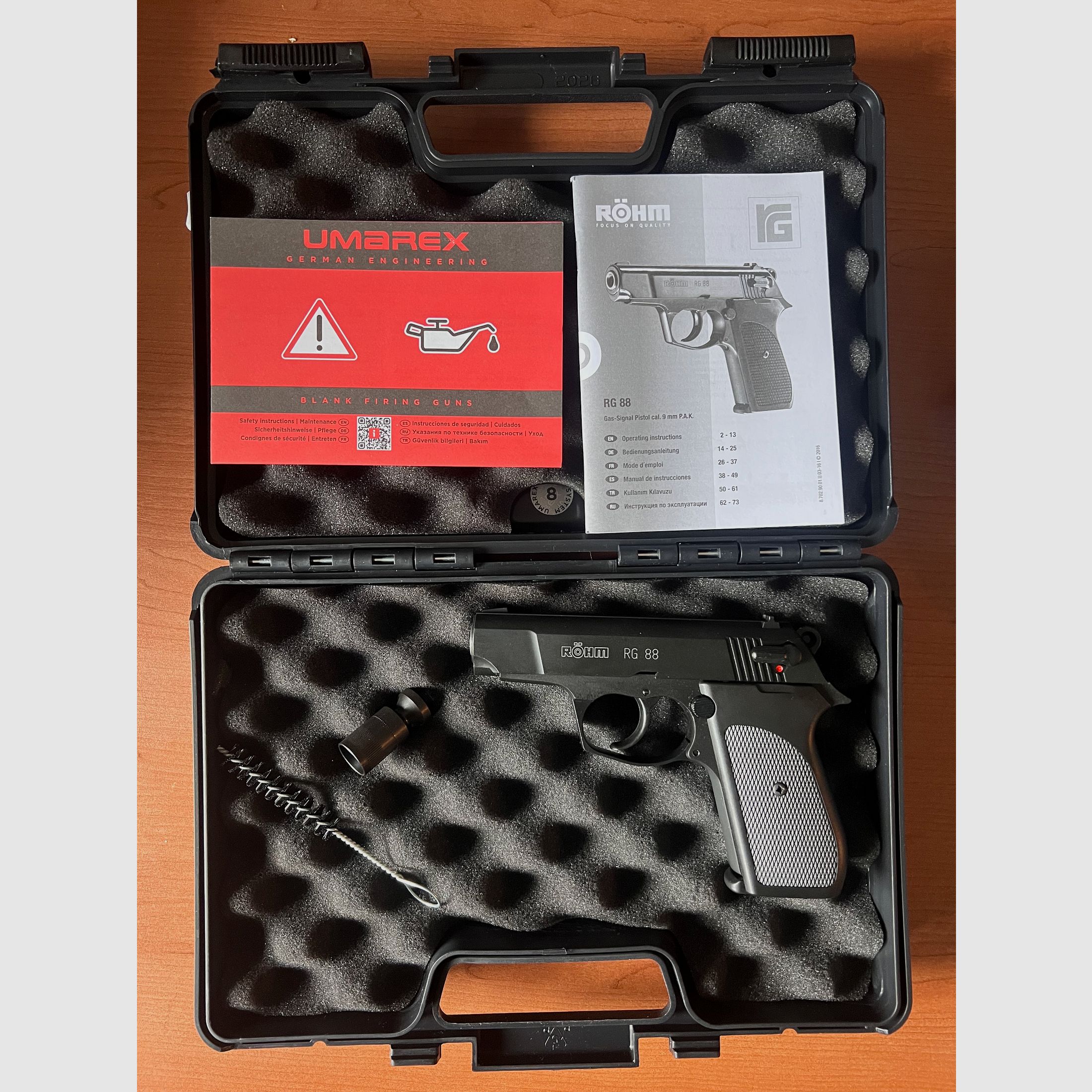 Röhm RG 88 Gas-Signal-Pistole 9mm P.A.K. – Neuwertig in OVP