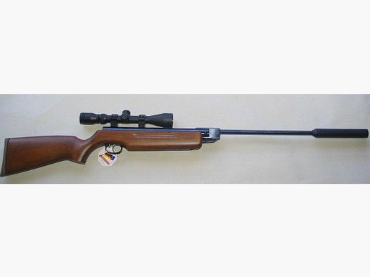 Weihrauch HW 35 met geluiddemper en ZF 3-9x40 - ingeschoten!