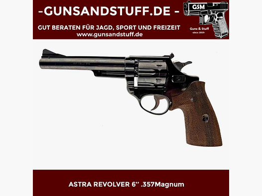 ASTRA Revolver 6” .357Magnum