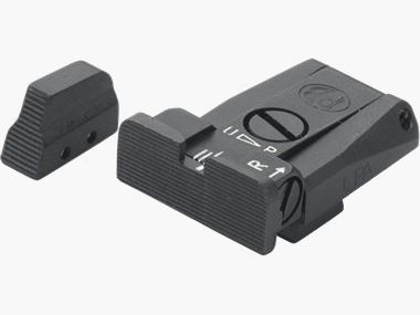LPA SPR98BE07 Conjunto de miras micrométricas para Beretta 92, 96, 98, M9 y M9A1 – Imagen de mira negra