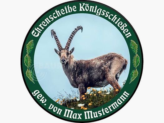 Schützenscheibe ECO-LINE Motiv 267