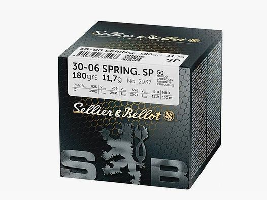S&B 30-06 Sprg. SP Teilmantel Softpoint Jagd Training Sport