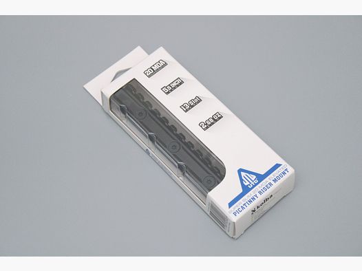 UTG Super Slim 20MOA Elevated Picatinny Mount, 13-slot 
