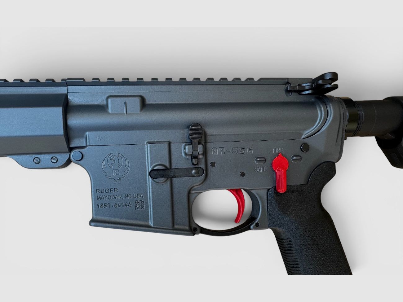 '' Action! '' Ruger AR-556 Sniper Grey 16.1" Cal. .223 Rem, image 3 of 4