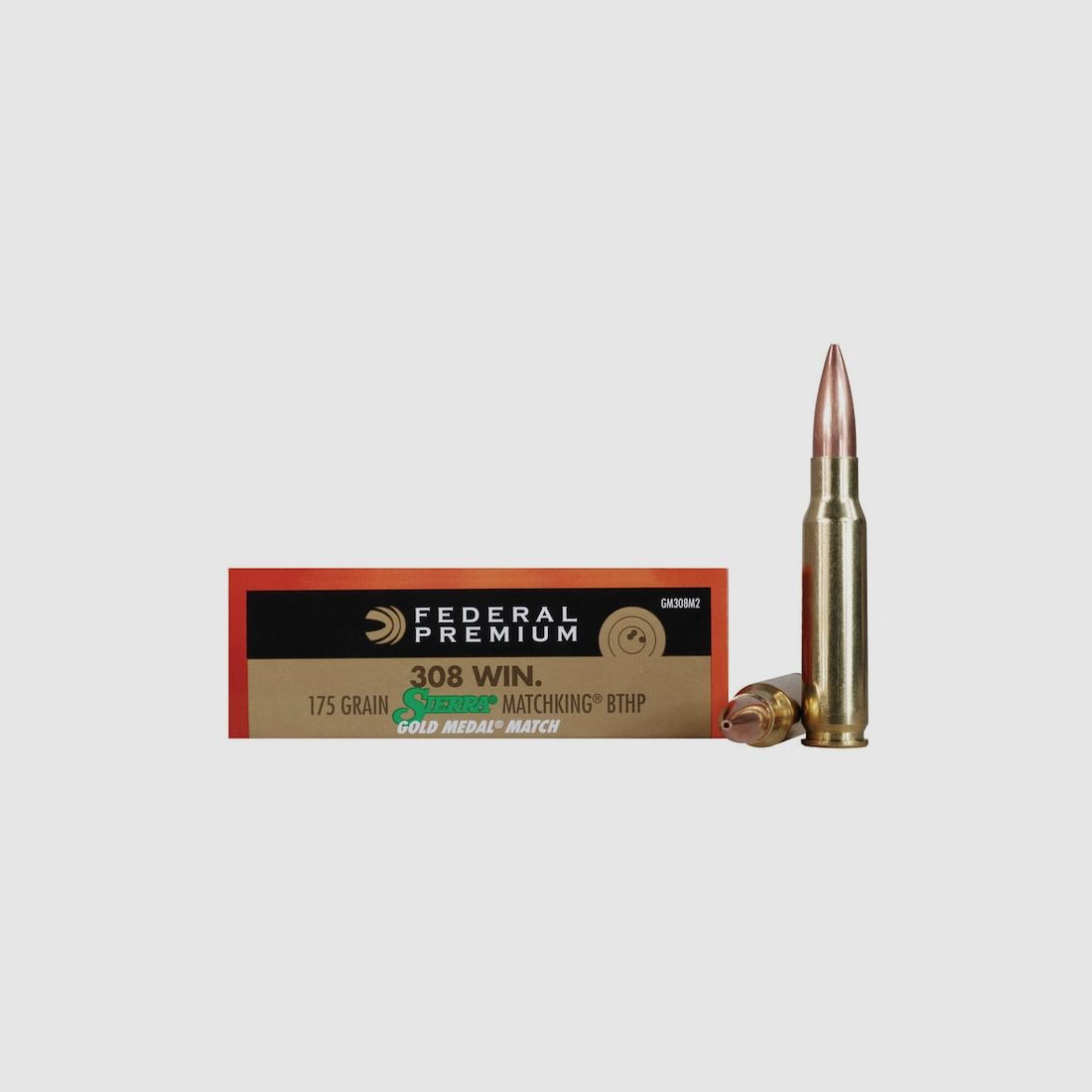 Federal Premium Gold Medal Sierra MatchKing .308 Win. 175GR BTHP 20 Patronen
