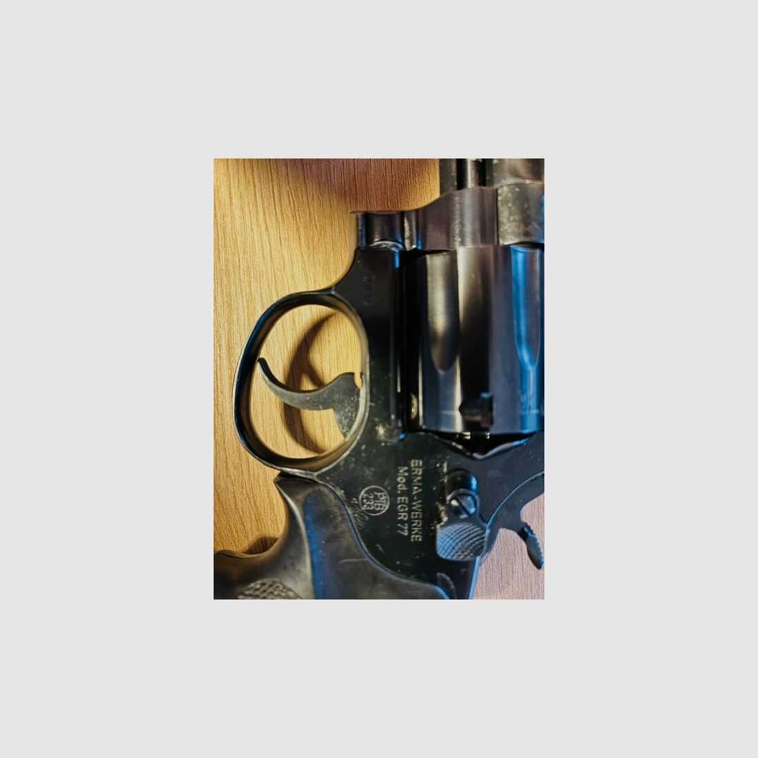 Erma Model 77 blank firing revolver 9mm PTB number 233