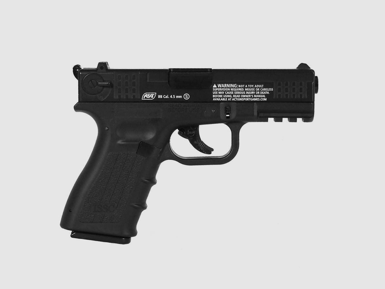 ASG ISSC M22 CO2 Pistole Blowback 4,5mm BB Schwarz
