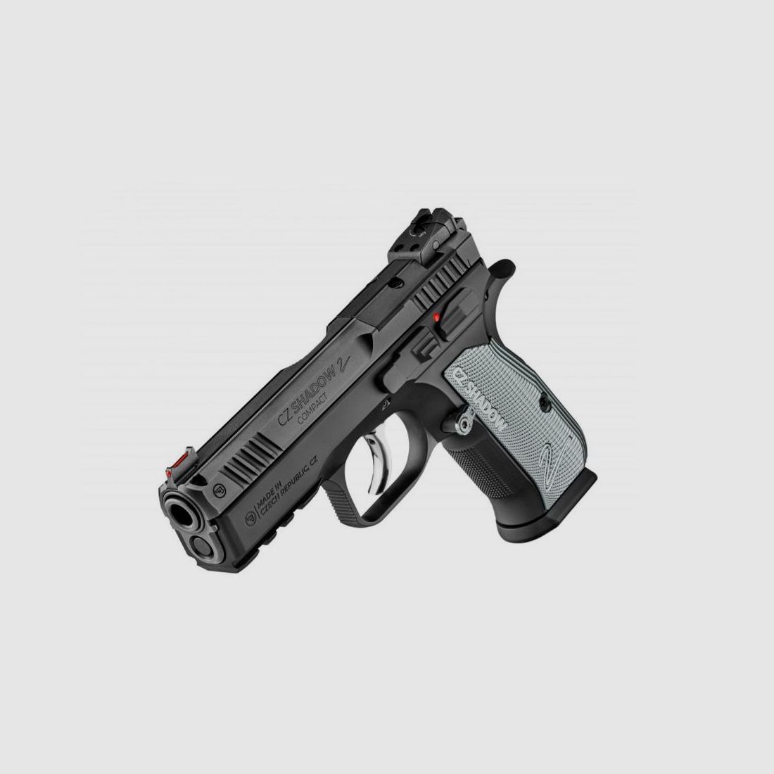 CZ Shadow 2 Compact Pistool, Grijs, 9×19, 15 Schoten, 2 Magazijnen, Optic Ready, afbeelding 3 van 3