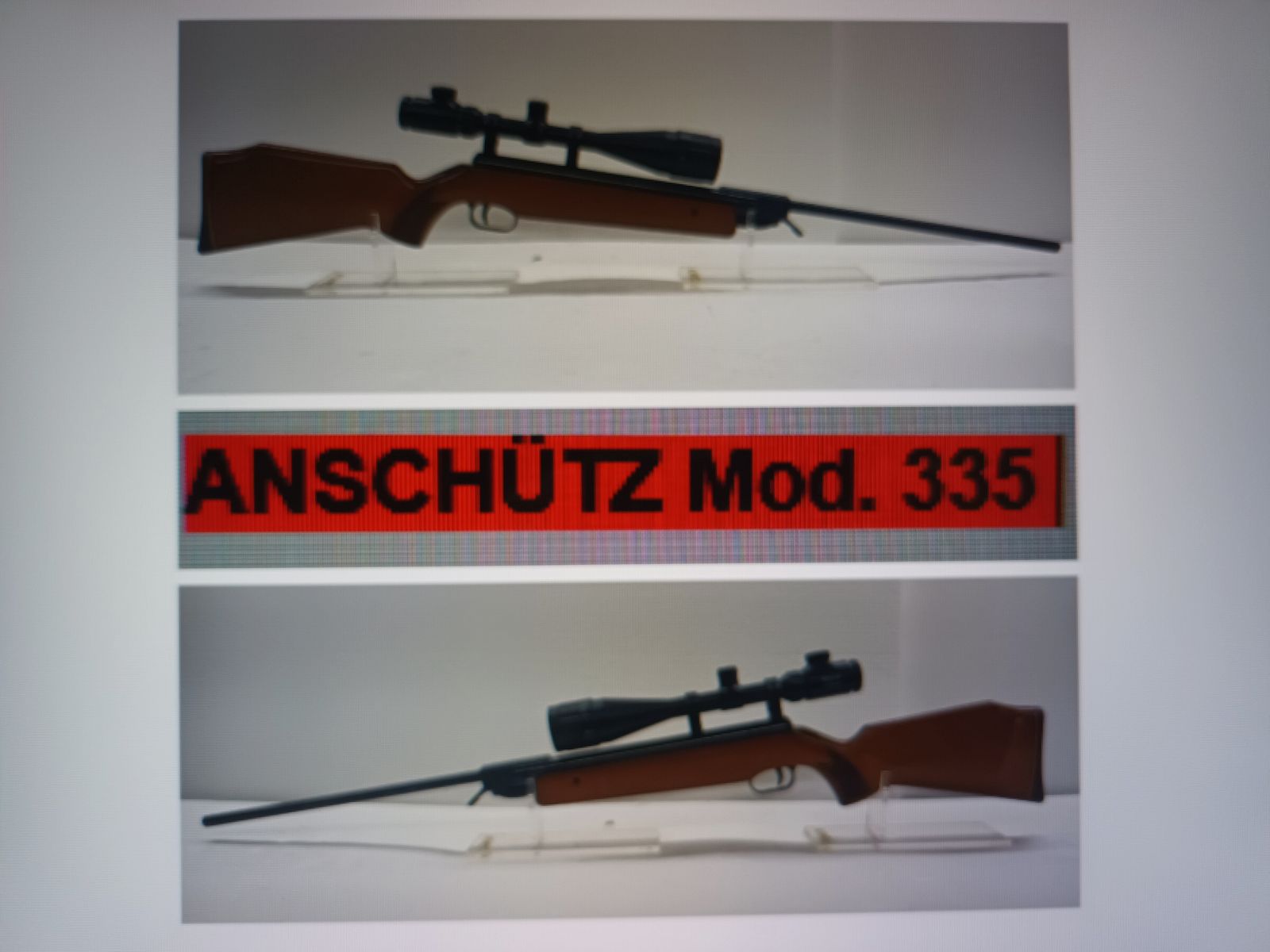 ANSCHÜTZ 335 __ carabine à air comprimé __ Cal.4,5(.177) __ LG + lunette de visée 6-24x50 AOEG, image 1 sur 7