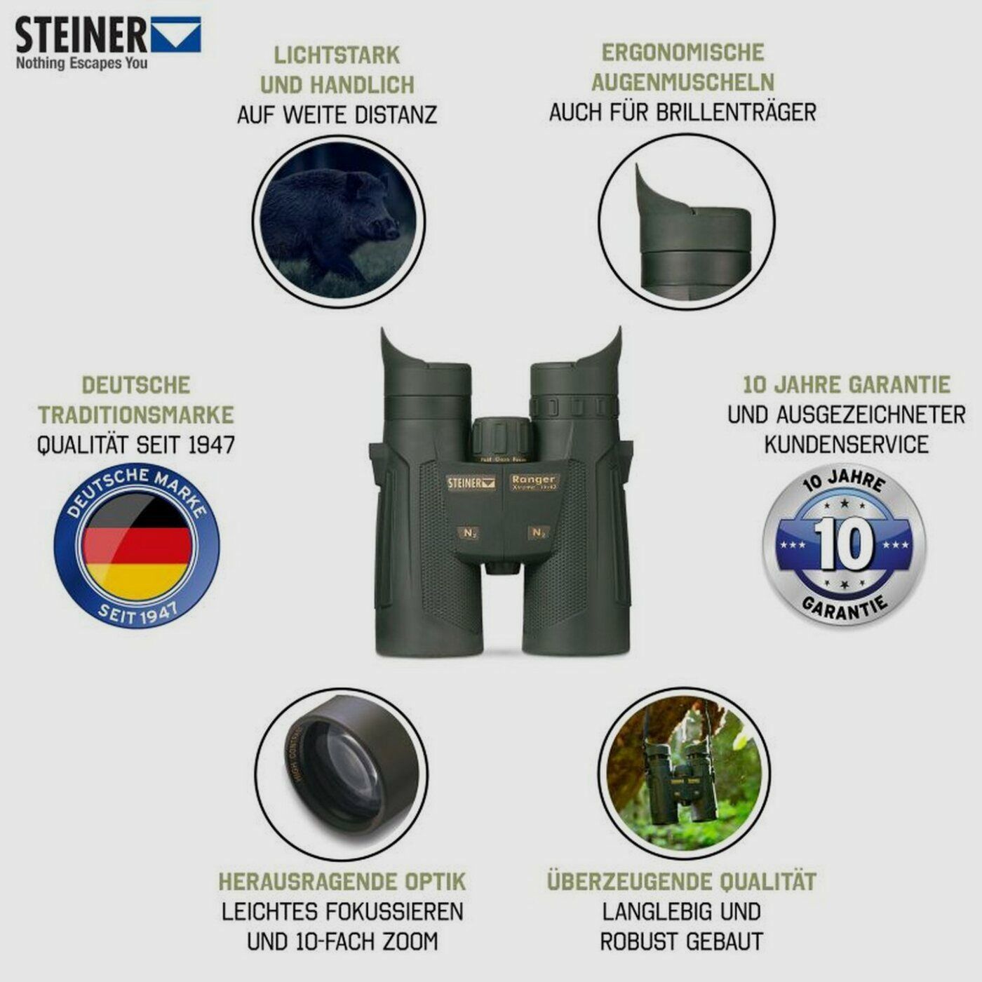 Steiner Ranger Xtreme 10x42 Binoculars