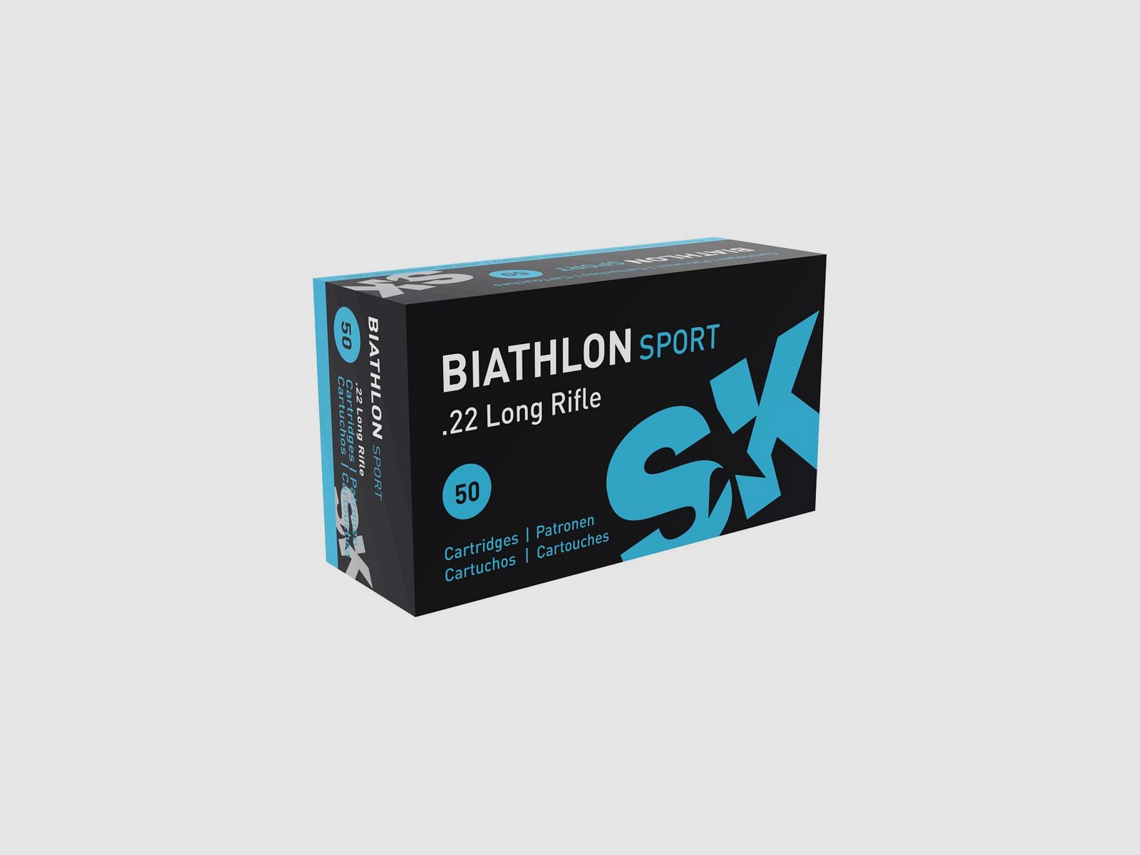 SK Biathlon Sport naboje kal. 22 LR 40 grs 50 szt. (Niebieskie), zdjęcie 1 z 2