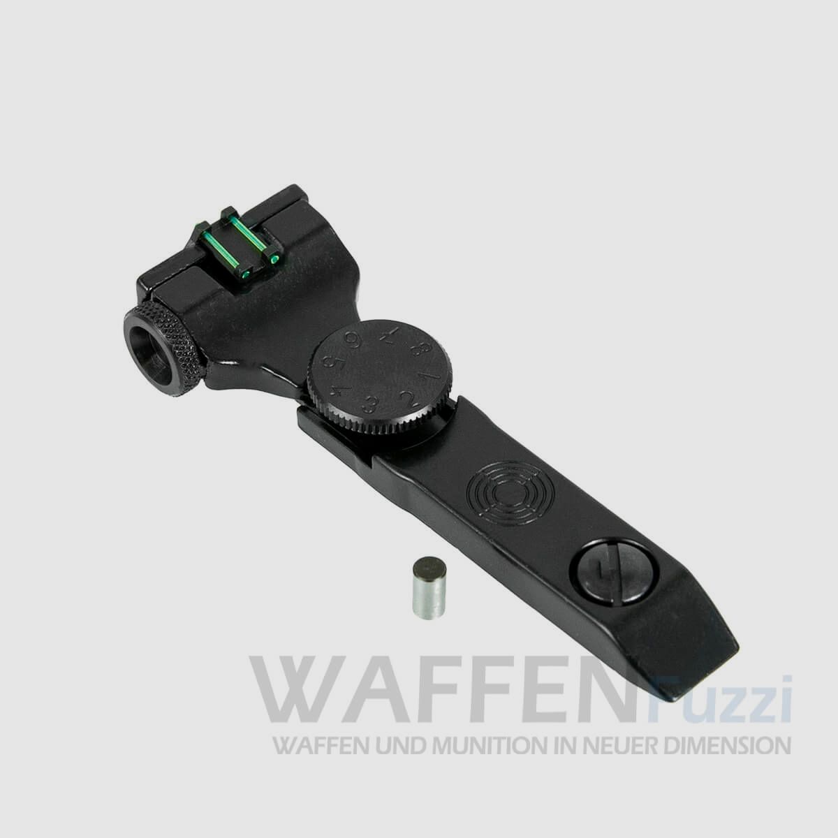 Mikrometervisier Fiberoptik für Weihrauch Luftgewehre