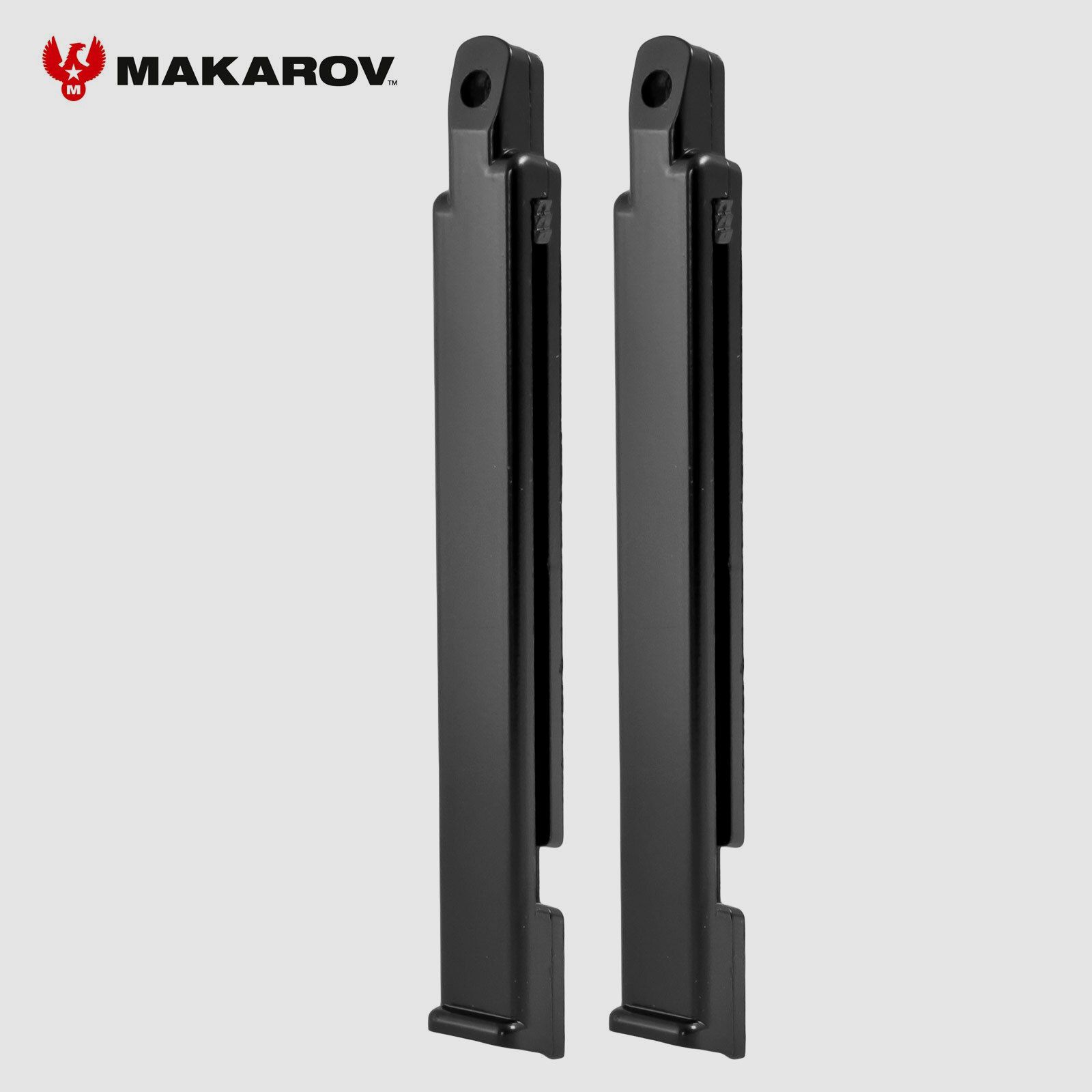 2 x Ersatzmagazin Umarex Makarov Co2 Pistole - 4,5 mm Stahl BB 20 Schuss Kapazität