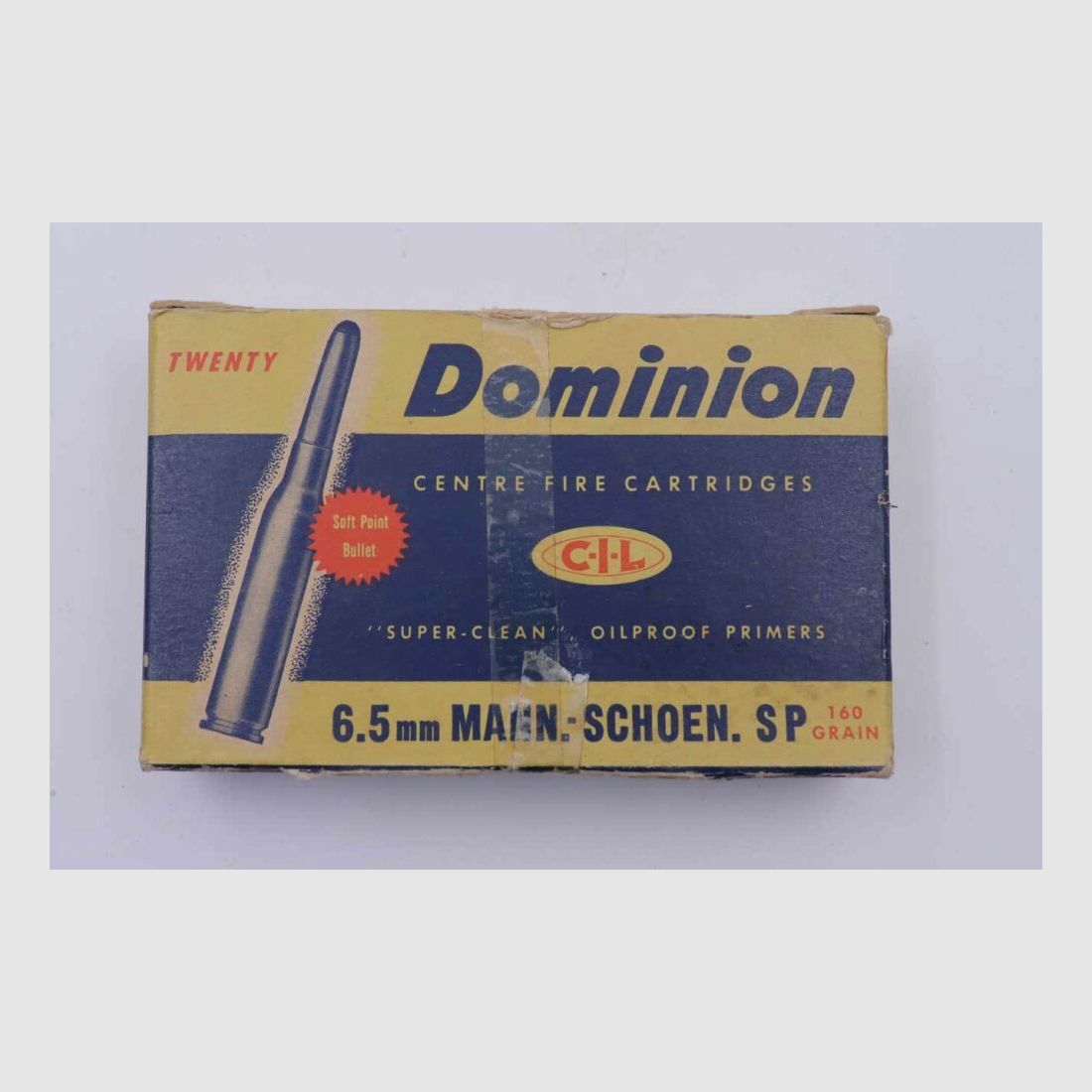 Dominion, Canada cartouches de fusil 6,5x54 M. Schönauer