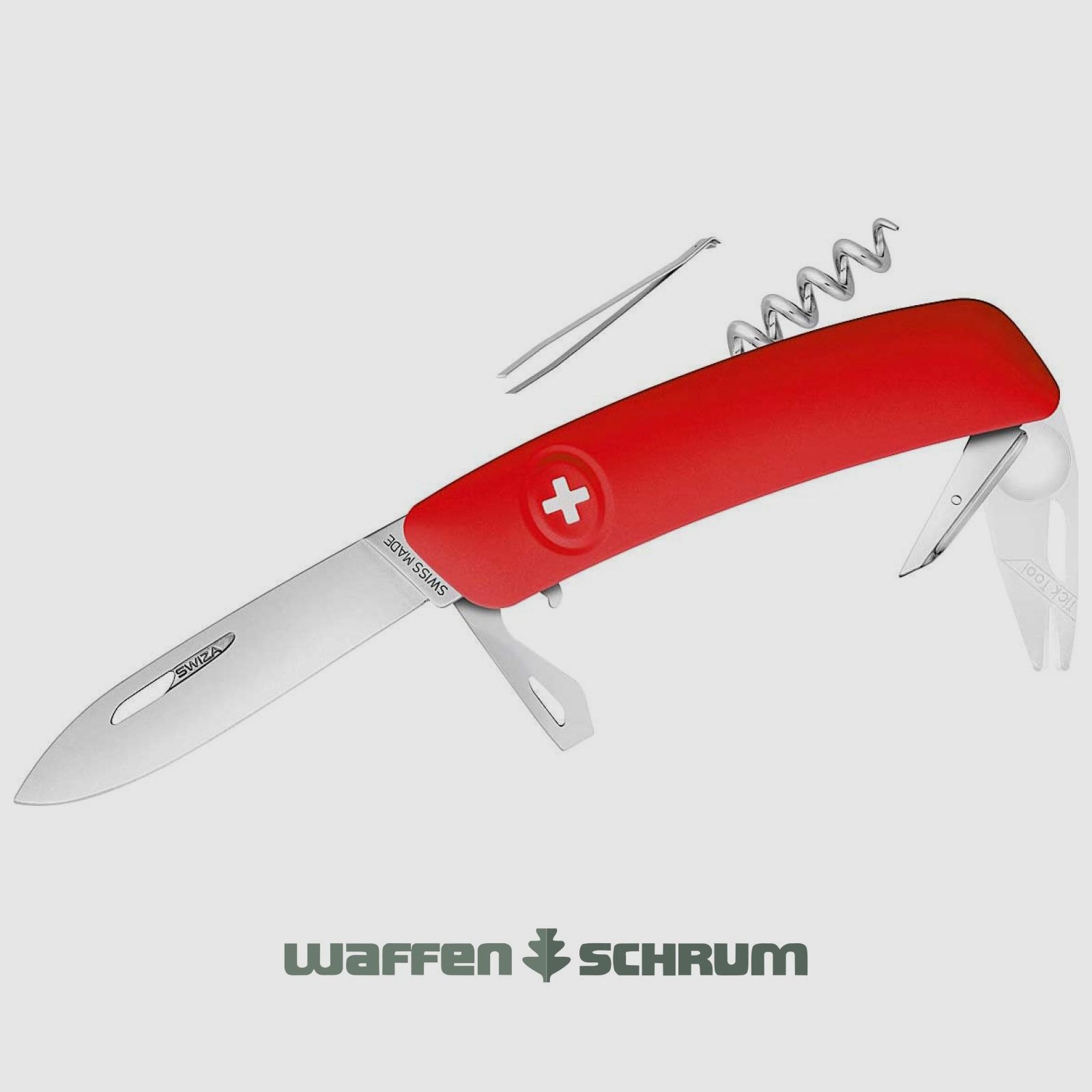 Swiza Klappmesser TT03 Klingensperre Klingenlänge: 7,5cm - Stahl 440