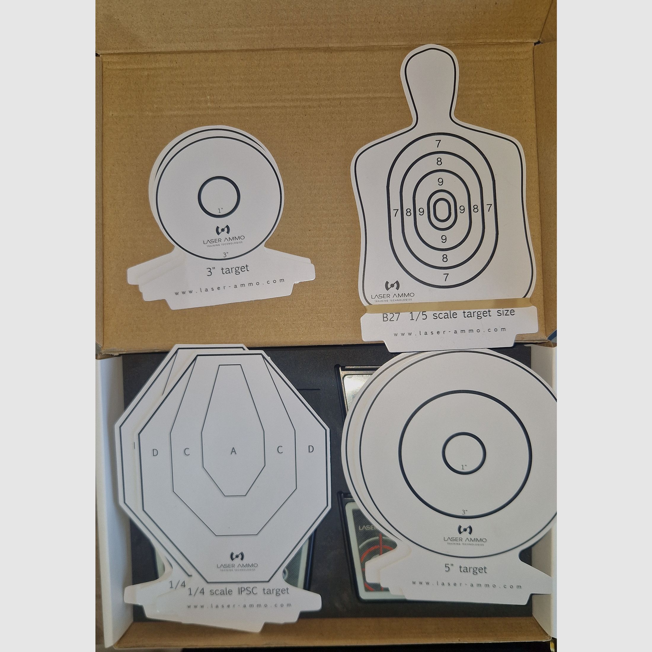 Zestaw treningowy Laser Ammo AR15 (WLB15-Wespe+ 3x cele i-MTTS)