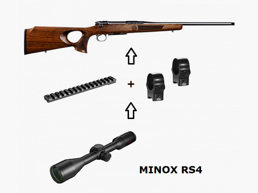 Heym SR30 Ranger-T + ZF Minox + ... - Power Pacs - Compleet Pakket