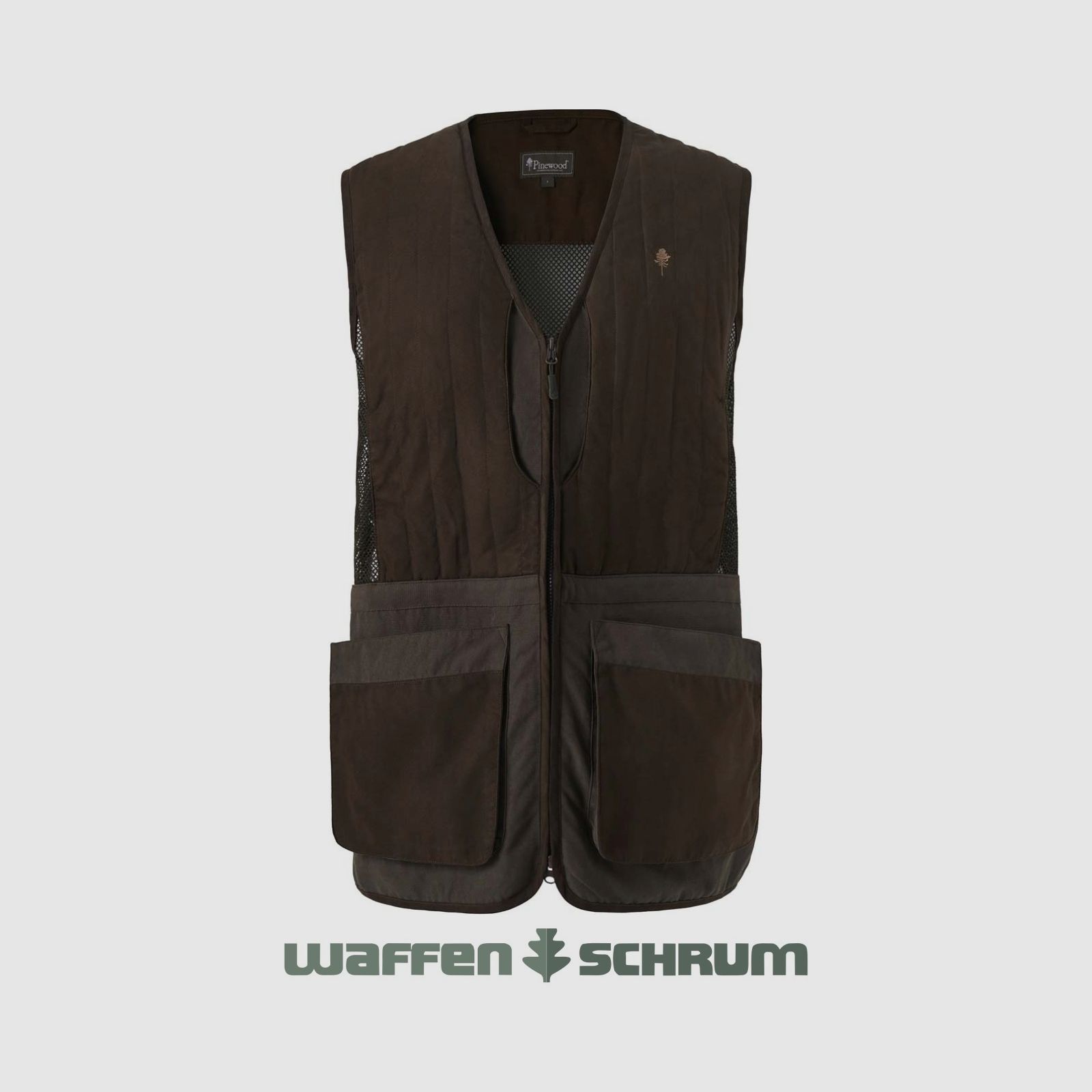 Pinewood Schießweste Suede Brown