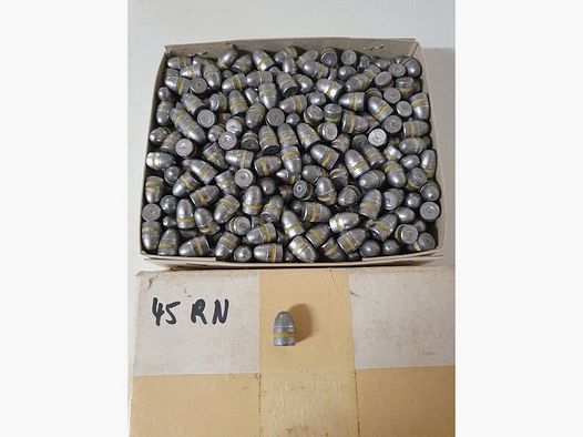 500 Kurzwaffengeschosse Blei Kal. .45 ACP
