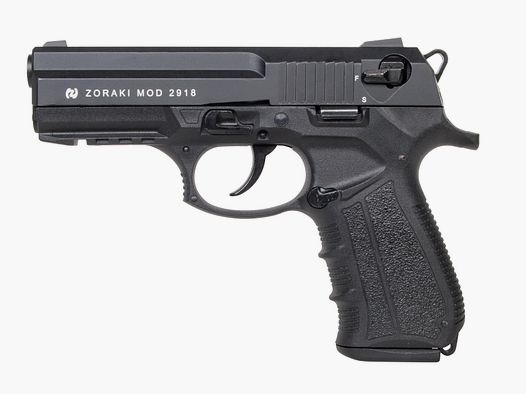Zoraki 2918 Black 9mm P.A.K. - Gas Signal