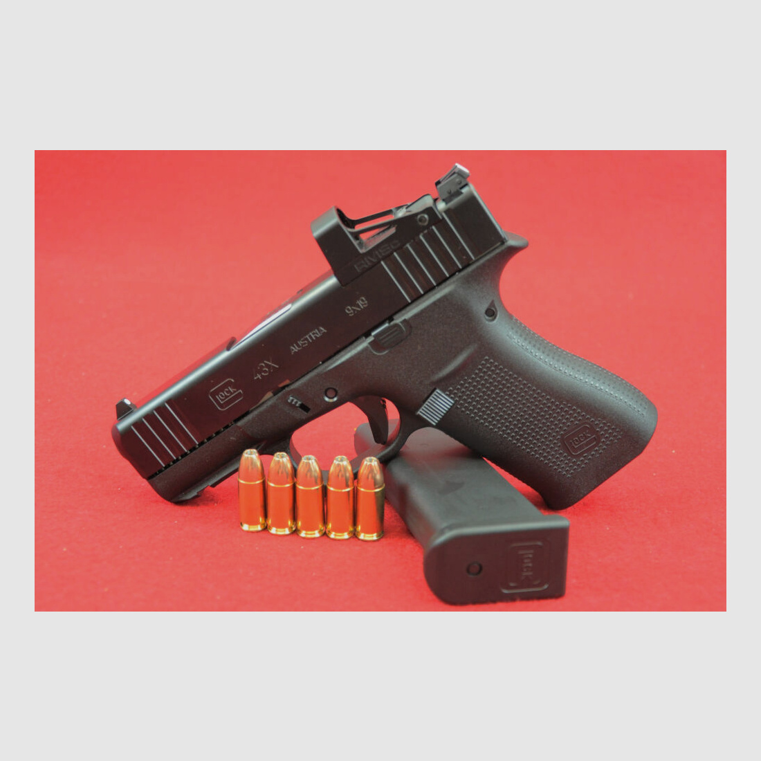 Glock 43x Inkl. RMS Shield Sight