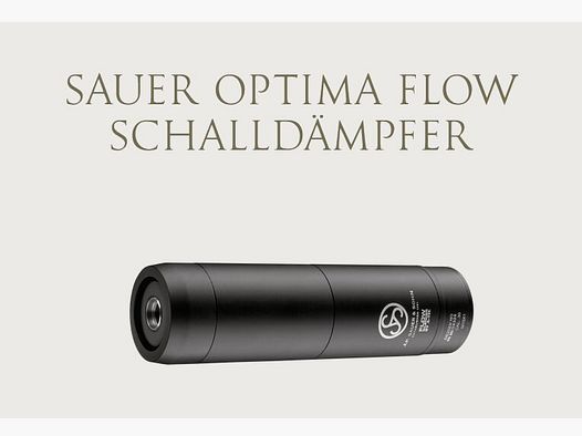 Silencieux J.P. Sauer & Sohn Optima Flow pour carabine à répétition S303 NEUF !!