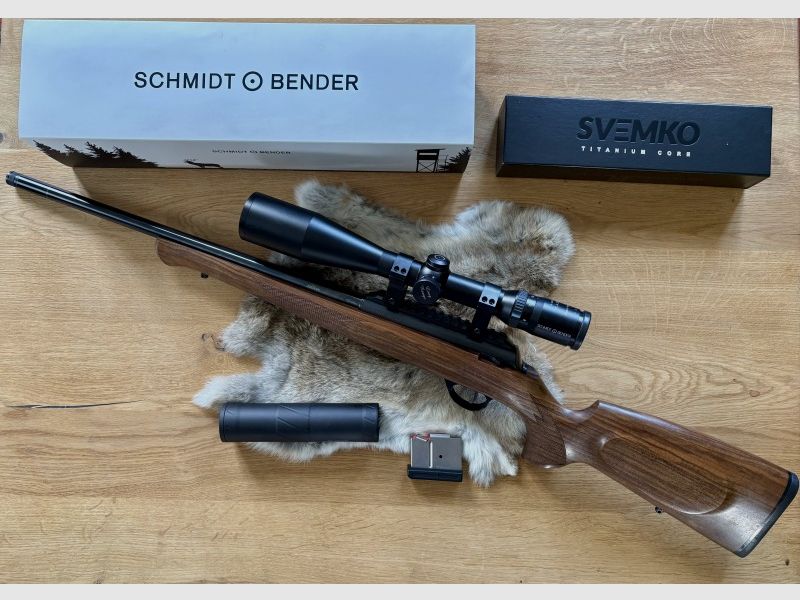 Anschutz Cal. 17 Hornet con 4-16x50 Schmidt & Bender