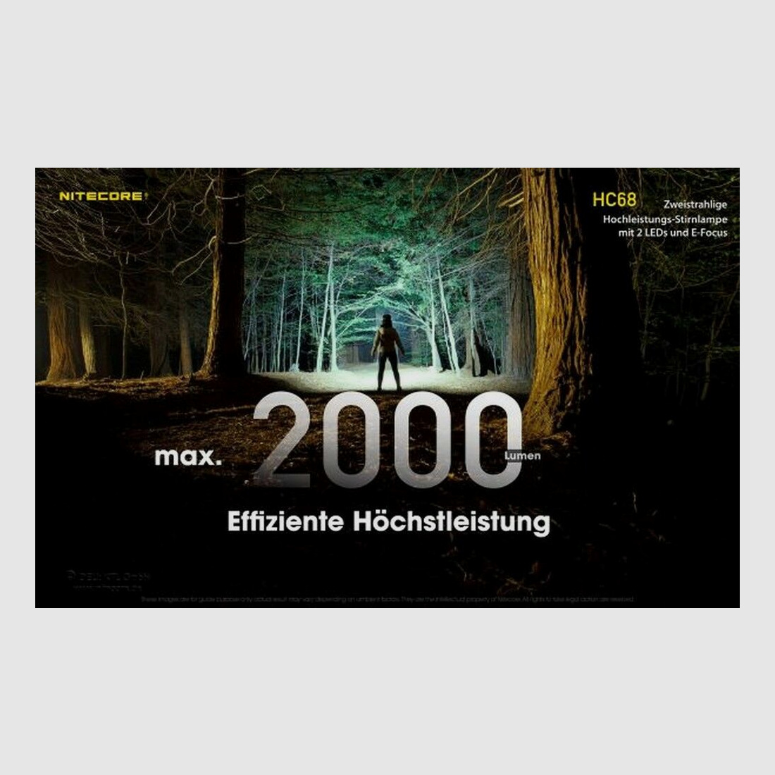 Nitecore Stirnlampe HC68